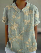 Vintage blouse met bloemenprint voor dames | Casual 0
