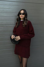 Violet | Gebreide set met Top en Rok 3