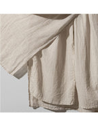 Vrouwen Culottes Linnen Hoge Taille met Zakken 8
