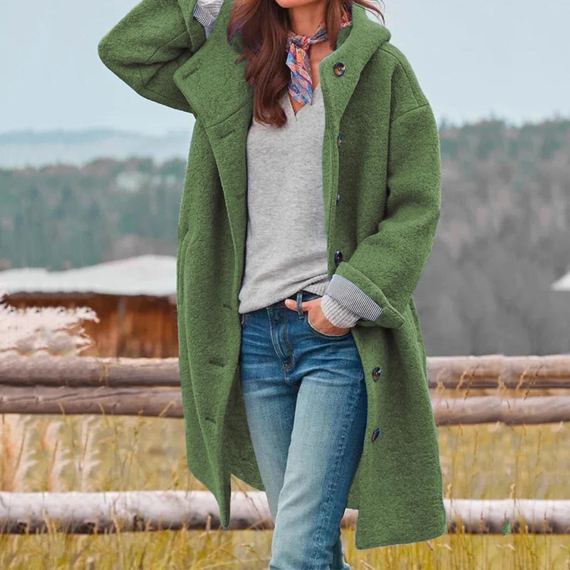 Modemantel Dames Luxe Materiaal Comfortvoering Pasvorm - Winterjas Dames