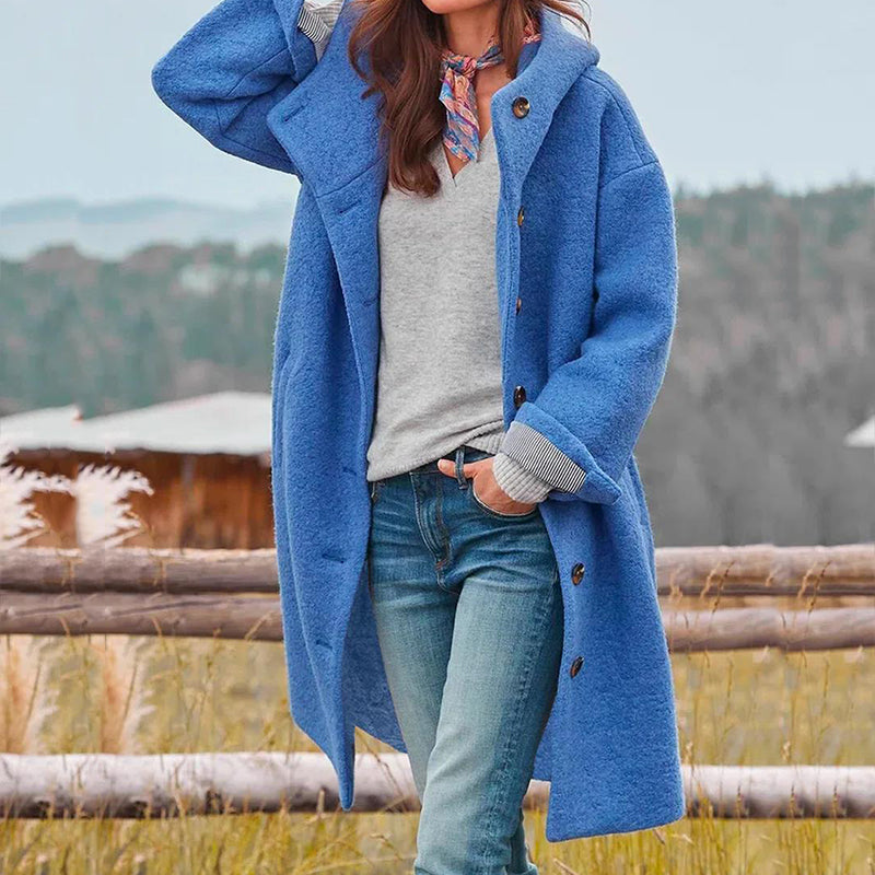 Modemantel Dames Luxe Materiaal Comfortvoering Pasvorm - Winterjas Dames