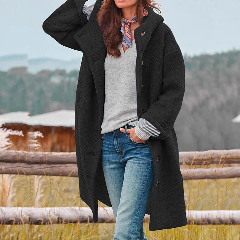 Modemantel Dames Luxe Materiaal Comfortvoering Pasvorm - Winterjas Dames