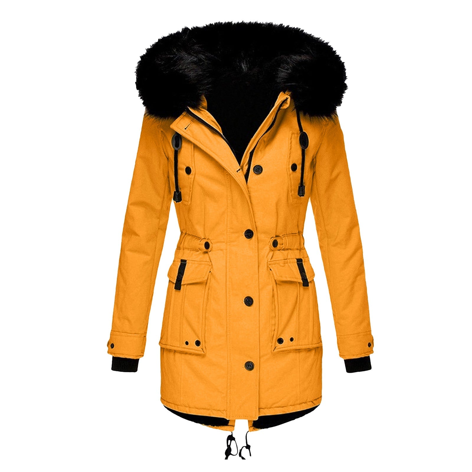 Dames Parka Warme Mantel Functioneel Ontwerp Comfort - Winterjas Dames