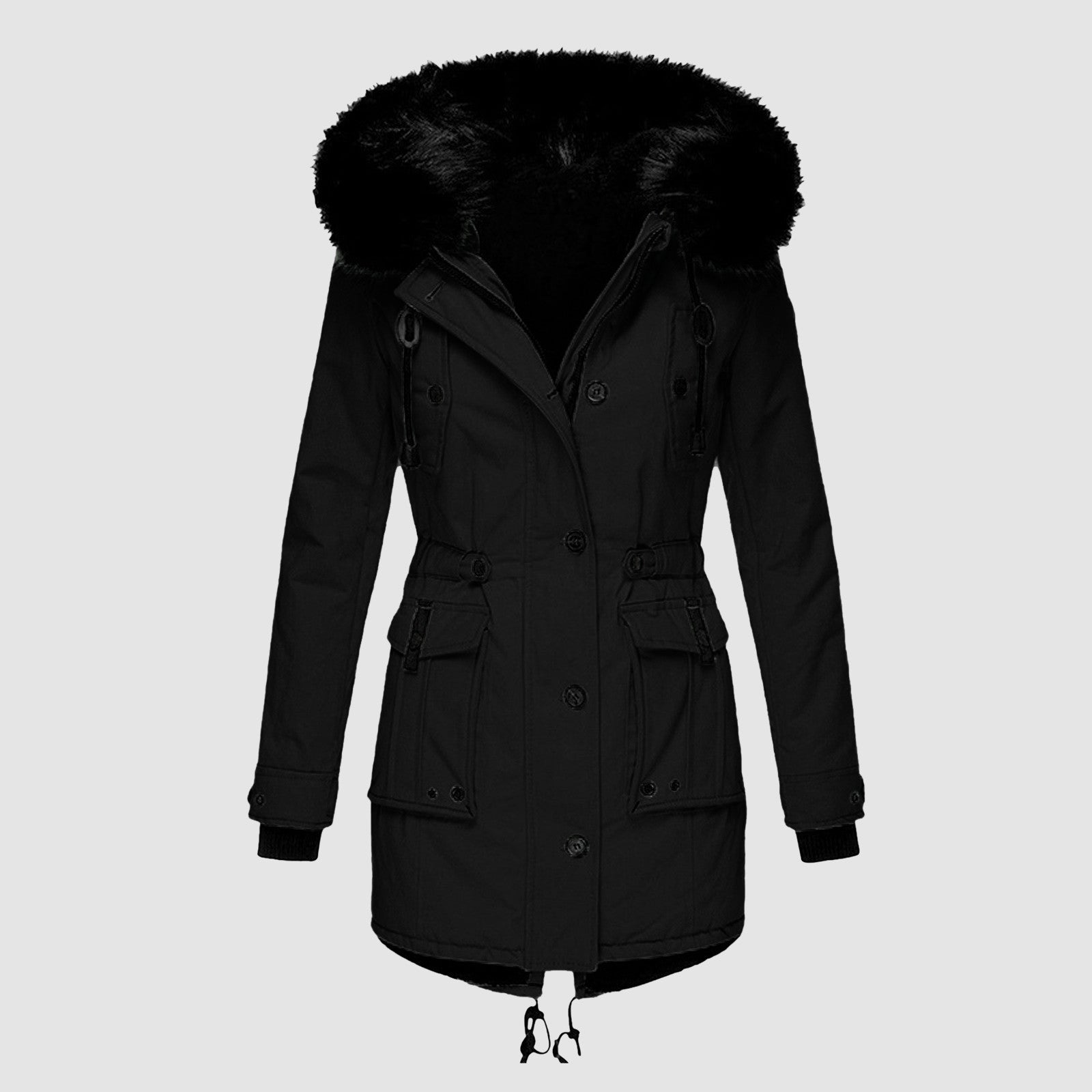 Dames Parka Warme Mantel Functioneel Ontwerp Comfort - Winterjas Dames