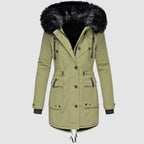 Dames Parka Warme Mantel Functioneel Ontwerp Comfort - Winterjas Dames