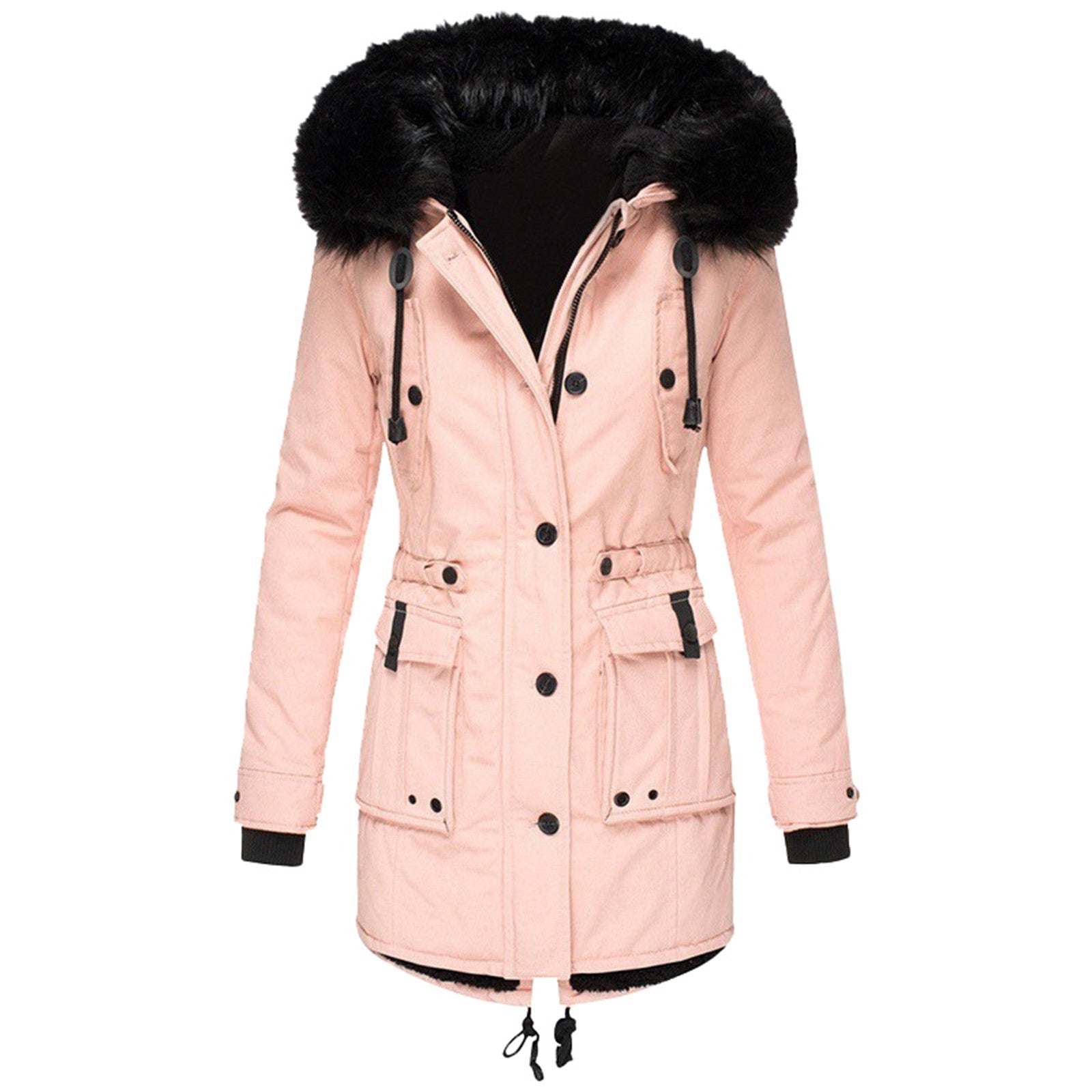 Dames Parka Warme Mantel Functioneel Ontwerp Comfort - Winterjas Dames