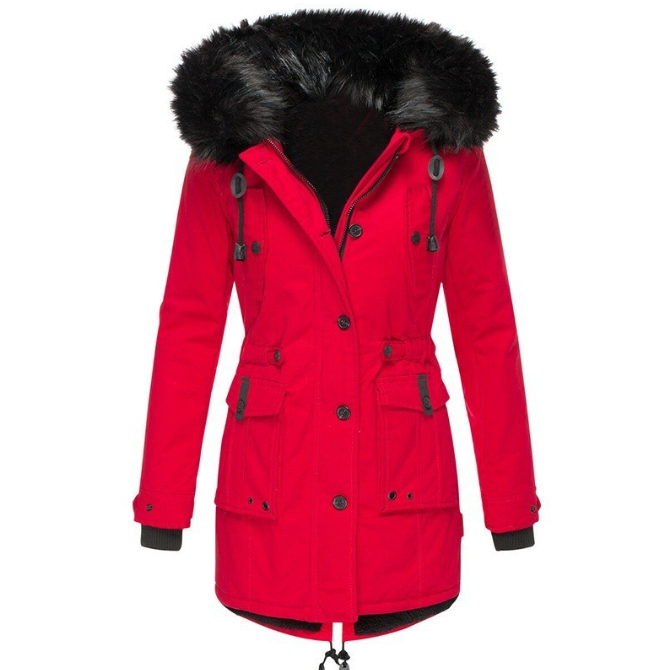 Dames Parka Warme Mantel Functioneel Ontwerp Comfort - Winterjas Dames