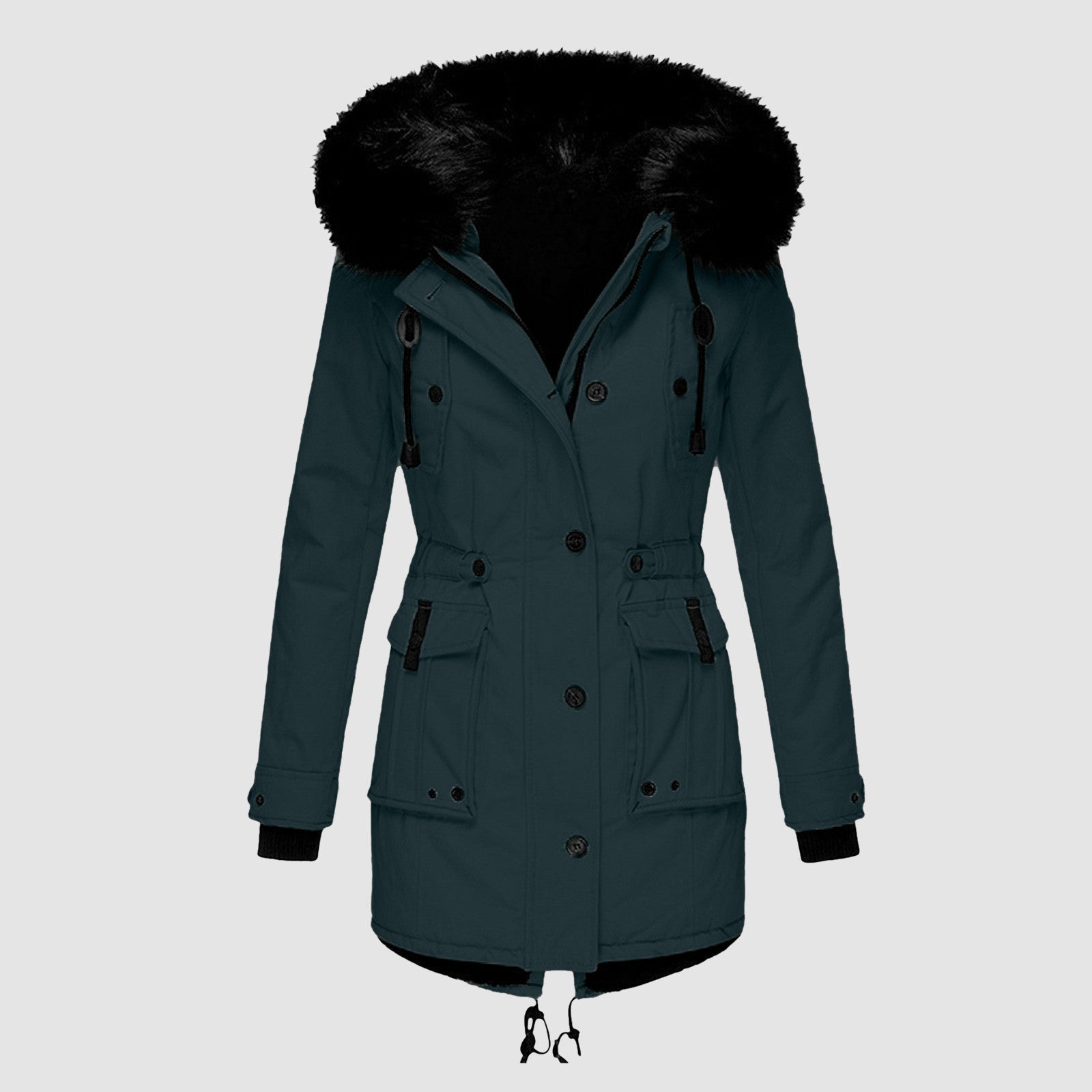 Dames Parka Warme Mantel Functioneel Ontwerp Comfort - Winterjas Dames