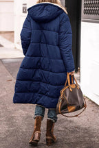 Lange Jas Dames Grijze Teddyvoering Warm Pasvorm Comfort - Winterjas Dames