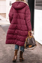 Lange Jas Dames Grijze Teddyvoering Warm Pasvorm Comfort - Winterjas Dames