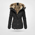W&W - Warme modieuze winterjas met voering en capuchon 0