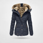 W&W - Warme modieuze winterjas met voering en capuchon 3