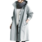 W&W | Modieuze lange trenchcoat voor dames, seizoenswissel 2023 5