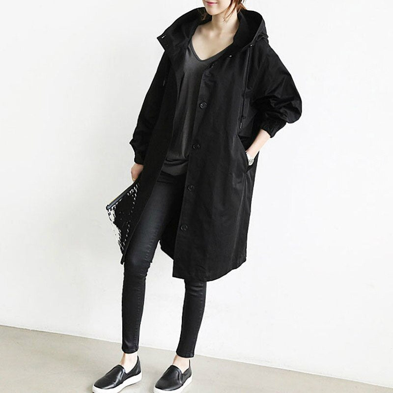 W&W | Modieuze lange trenchcoat voor dames, seizoenswissel 2023 8