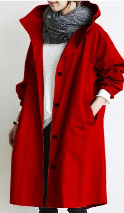 W&W | Modieuze lange trenchcoat voor dames, seizoenswissel 2023 9