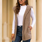 Warme Mouwloze Fleece Jas Dames voor Comfort en Veelzijdigheid 1