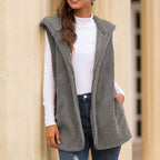 Warme Mouwloze Fleece Jas Dames voor Comfort en Veelzijdigheid 5