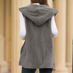 Warme Mouwloze Fleece Jas Dames voor Comfort en Veelzijdigheid 7