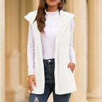 Warme Mouwloze Fleece Jas Dames voor Comfort en Veelzijdigheid 9