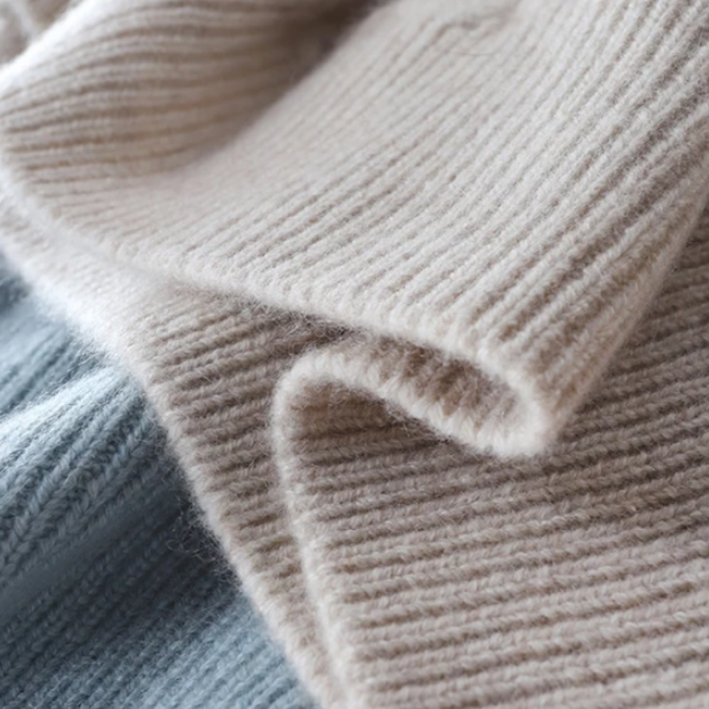 Warme Rollkragenpullover Dames Zacht Handgeweven Garens 8