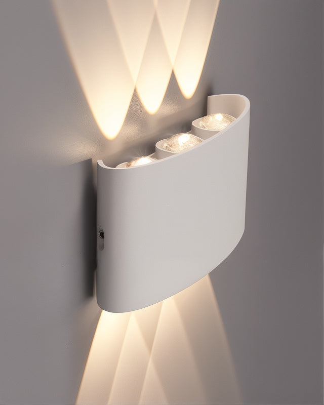 OrrLicht - Brady Wandlamp - IP65 - Zwart/Wit
