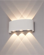 OrrLicht - Brady Wandlamp - IP65 - Zwart/Wit