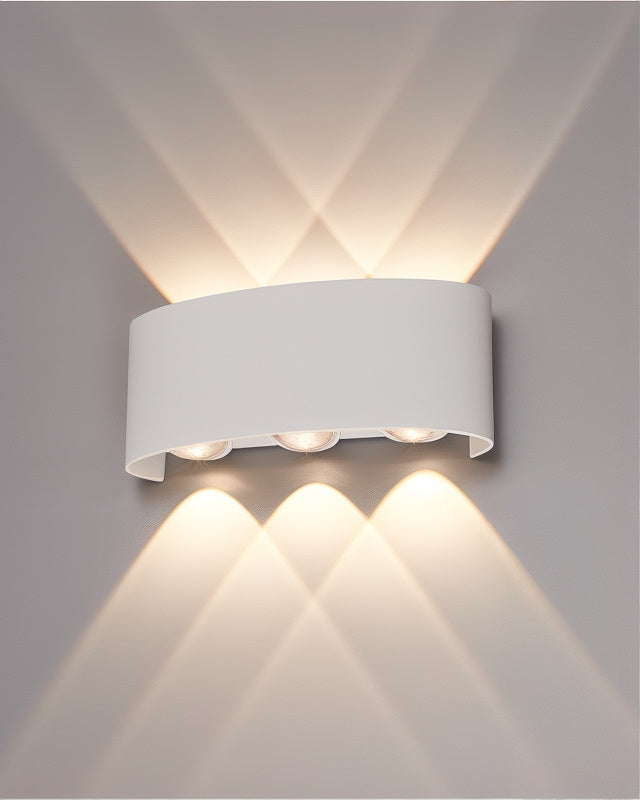 OrrLicht - Brady Wandlamp - IP65 - Zwart/Wit