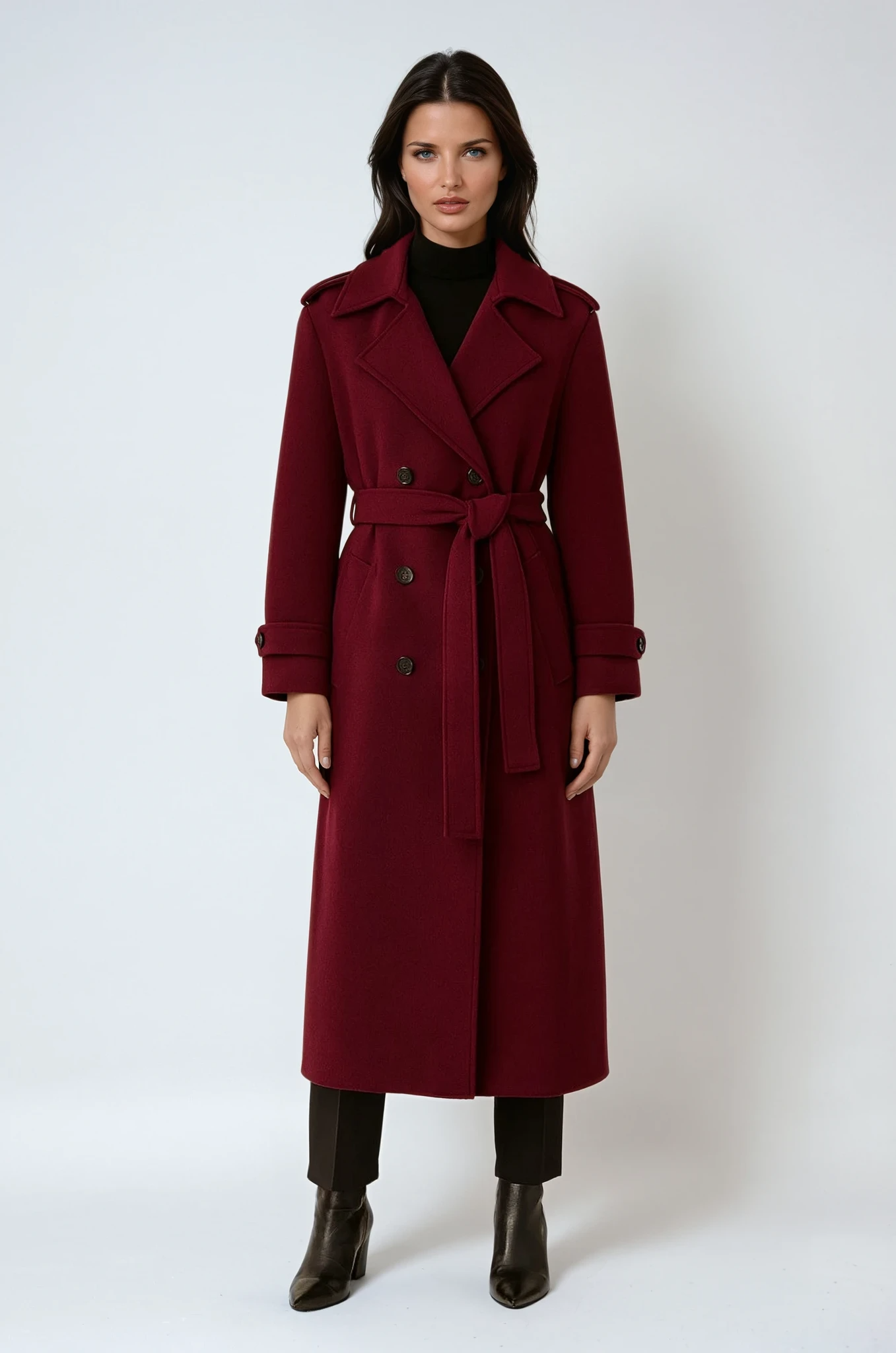 Silhouette - Burgundy Winterjas