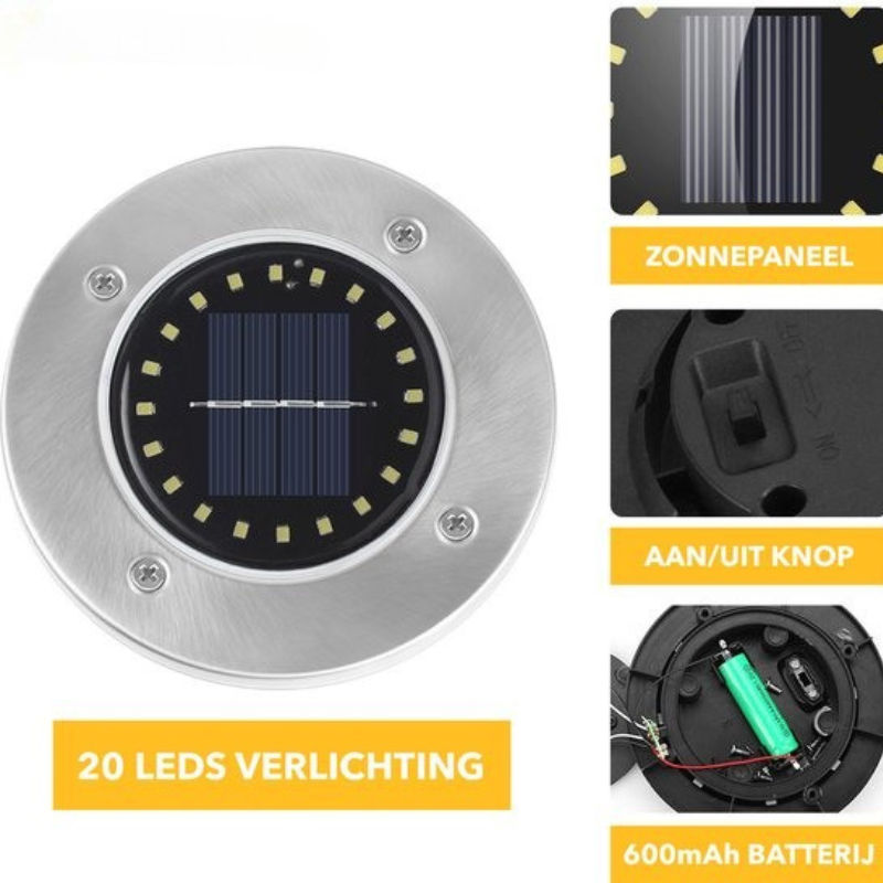 LED Solar Tuinlampen - IP65 Waterdicht