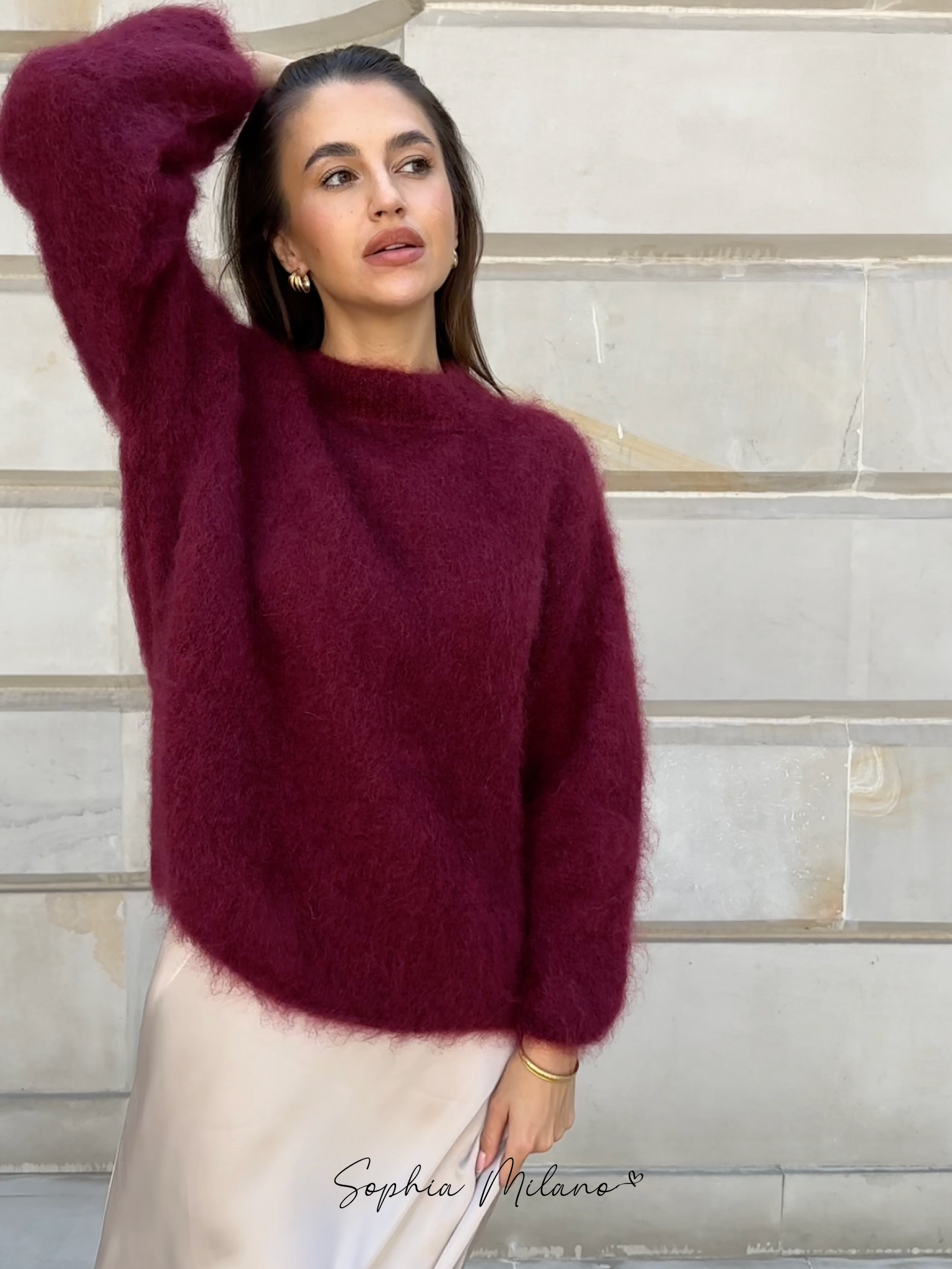 Weave Luxe Mohair Sweater – Tijdloos Comfort en Elegantie