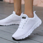 Witte Sneakers Dames Mesh Geheugenfoam Comfort 0