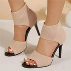 Mia - Zwarte damessokken pumps schoenen