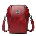 Retro leren crossbodytas™ | Stijlvolle schoudertas