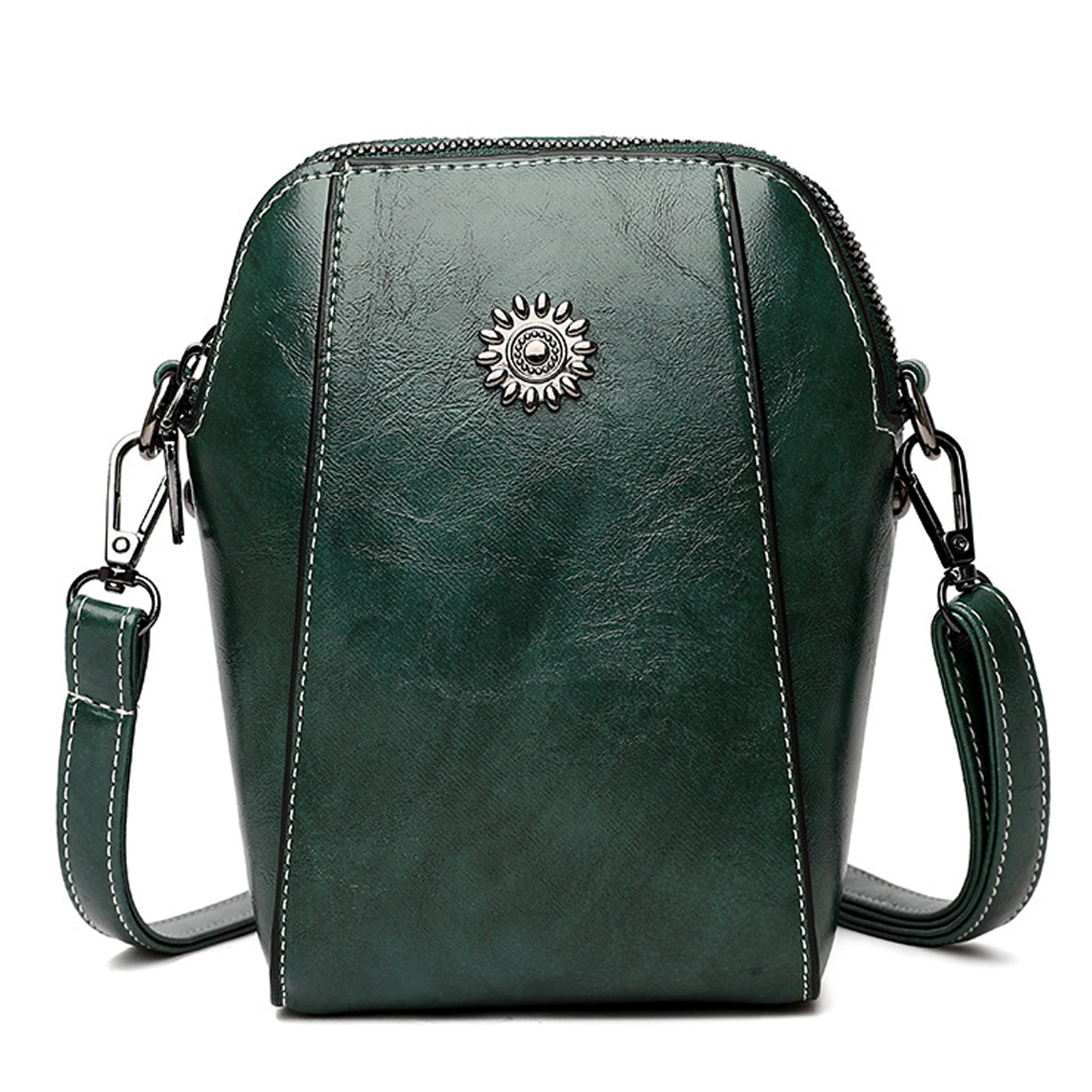 Retro leren crossbodytas™ | Stijlvolle schoudertas
