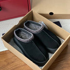 Dames Ultra Mini Platform Boots Met Bontvoering Voor Winter