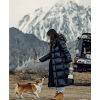 Women's stylish long padded jacket 2