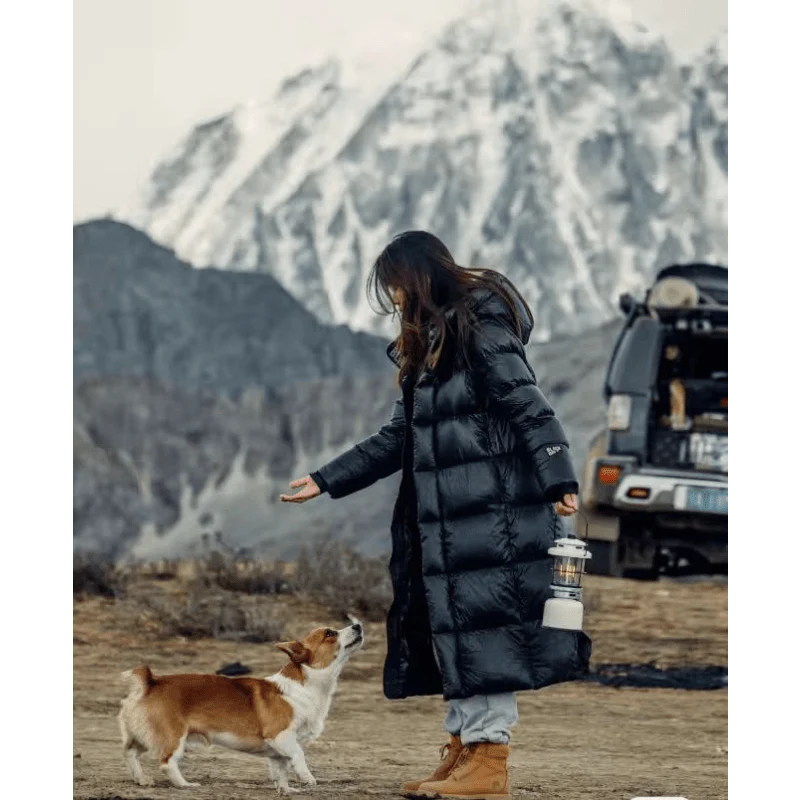 Women's stylish long padded jacket 2