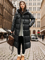 Women's stylish long padded jacket 5