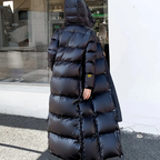 Women's stylish long padded jacket 7