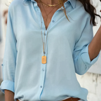 XAVIERA | Elegante blouse met lange mouwen 4