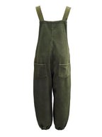 Losse Pas Versleten Denim Overalls