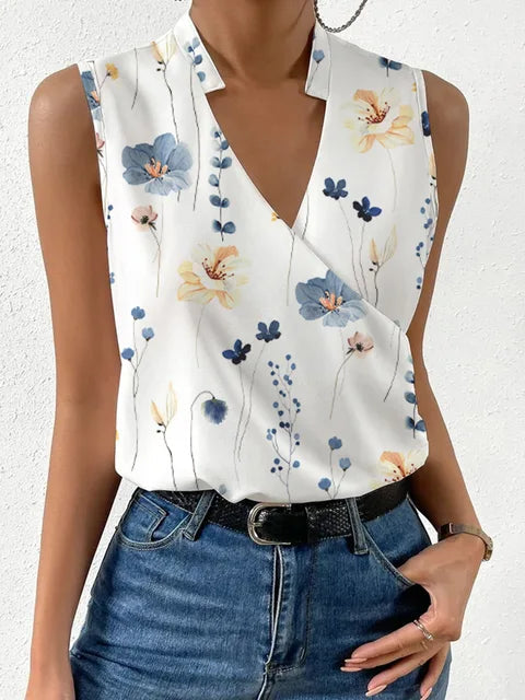 Zachte V-hals zomertop voor dames | Casual 3