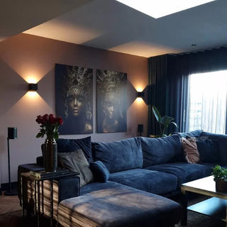LumiSensor I Waterdichte Wandlamp met Verstelbare Stralingshoek – Zwart/wit