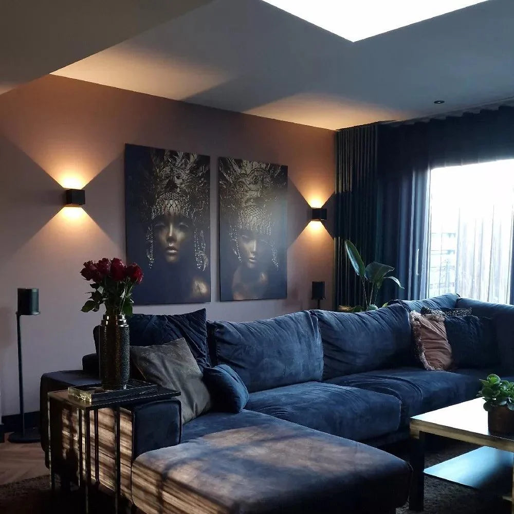 LumiSensor I Waterdichte Wandlamp met Verstelbare Stralingshoek – Zwart/wit