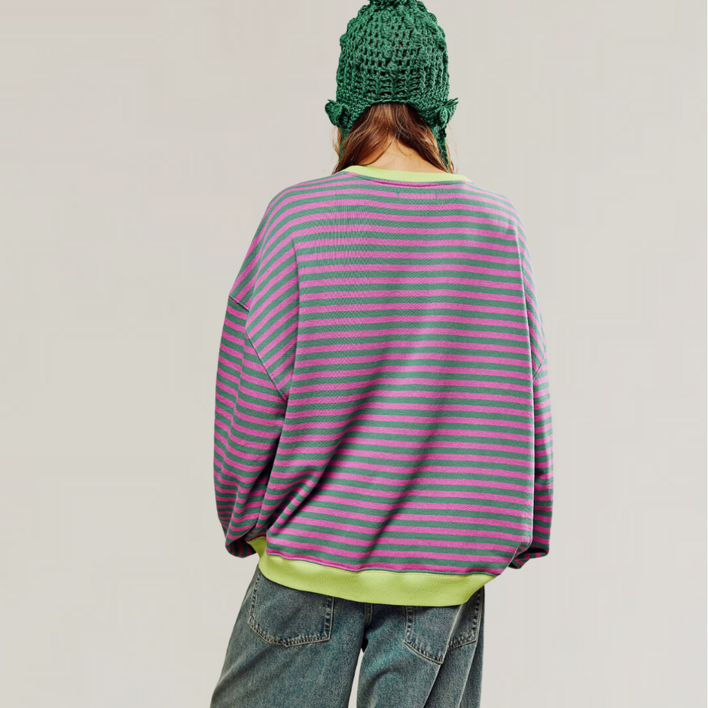 Zoe - Oversized gestreepte trui 3