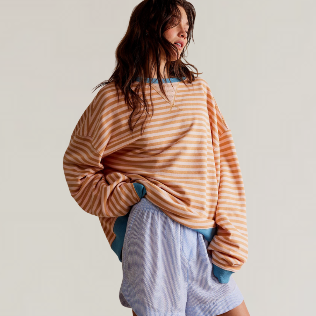 Zoe - Oversized gestreepte trui 4