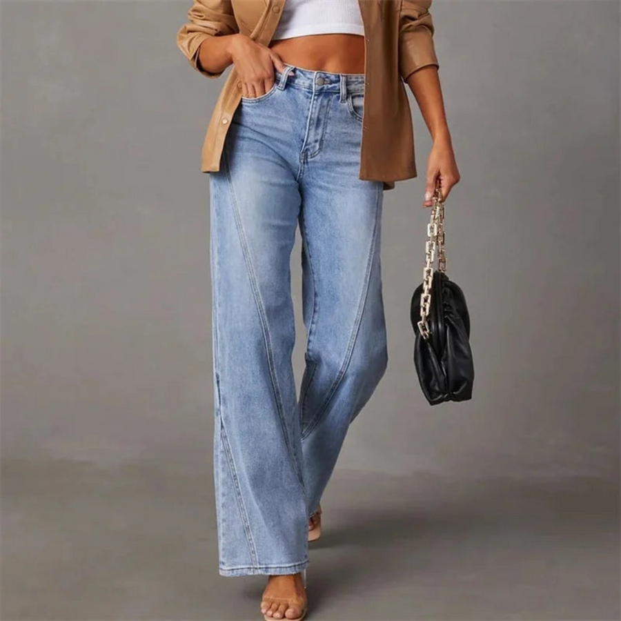 Zoe - Wijde jeans met hoge taille 1