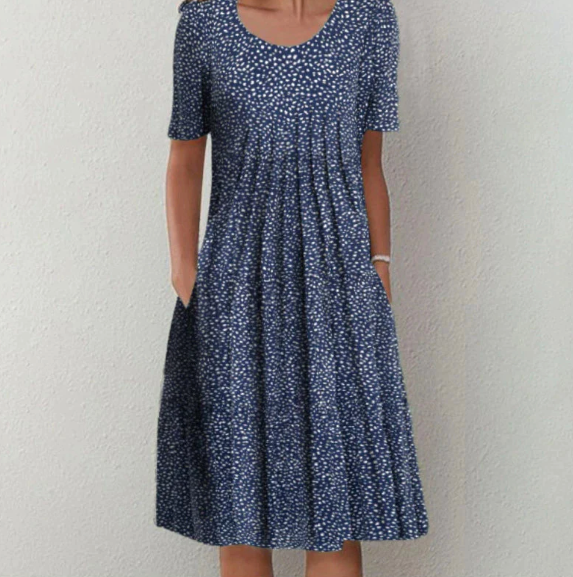 Zomerjurk voor dames met patroon | Midi 1
