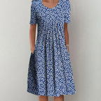 Zomerjurk voor dames met patroon | Midi 2