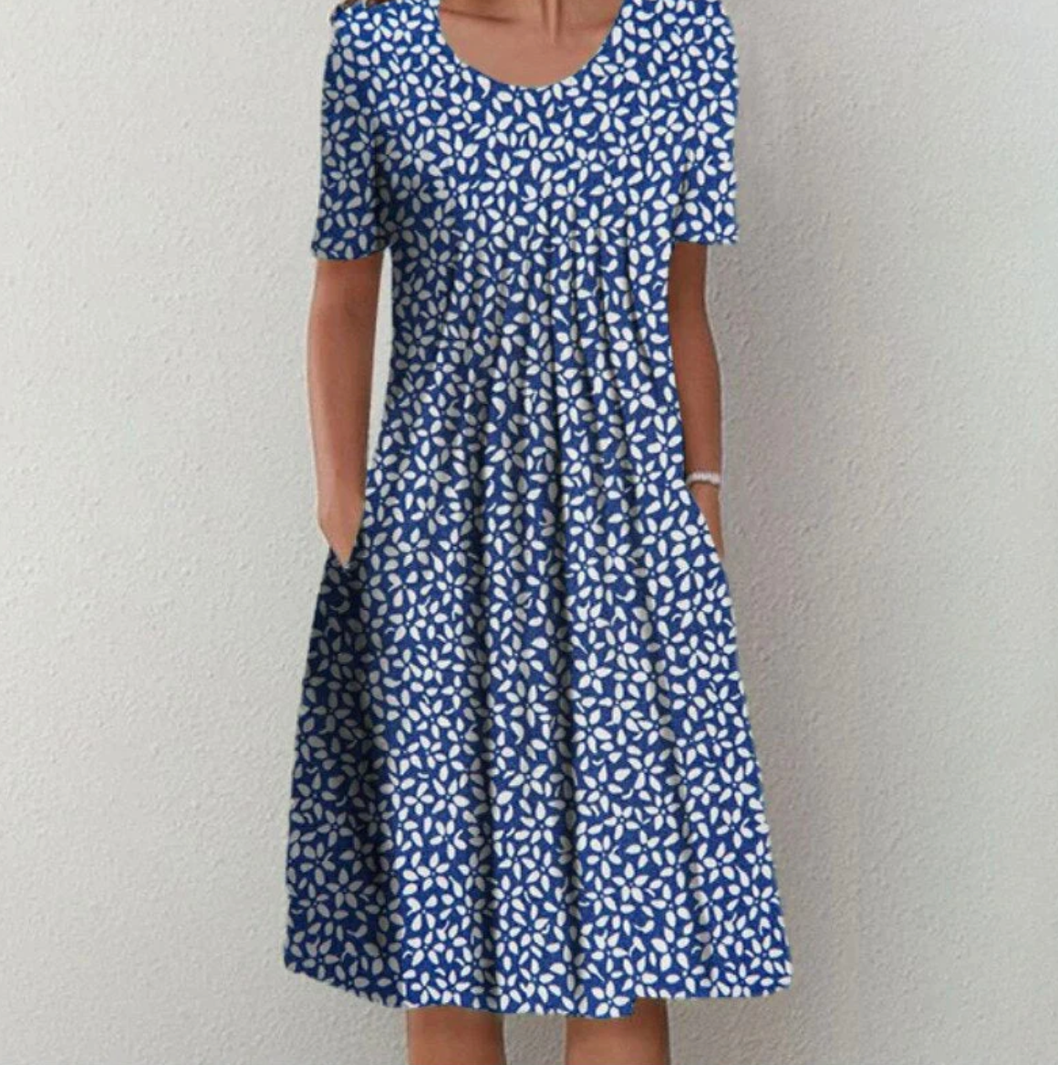 Zomerjurk voor dames met patroon | Midi 2